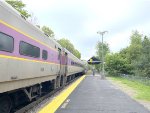 MBTA Train # 743 at Foxboro Station